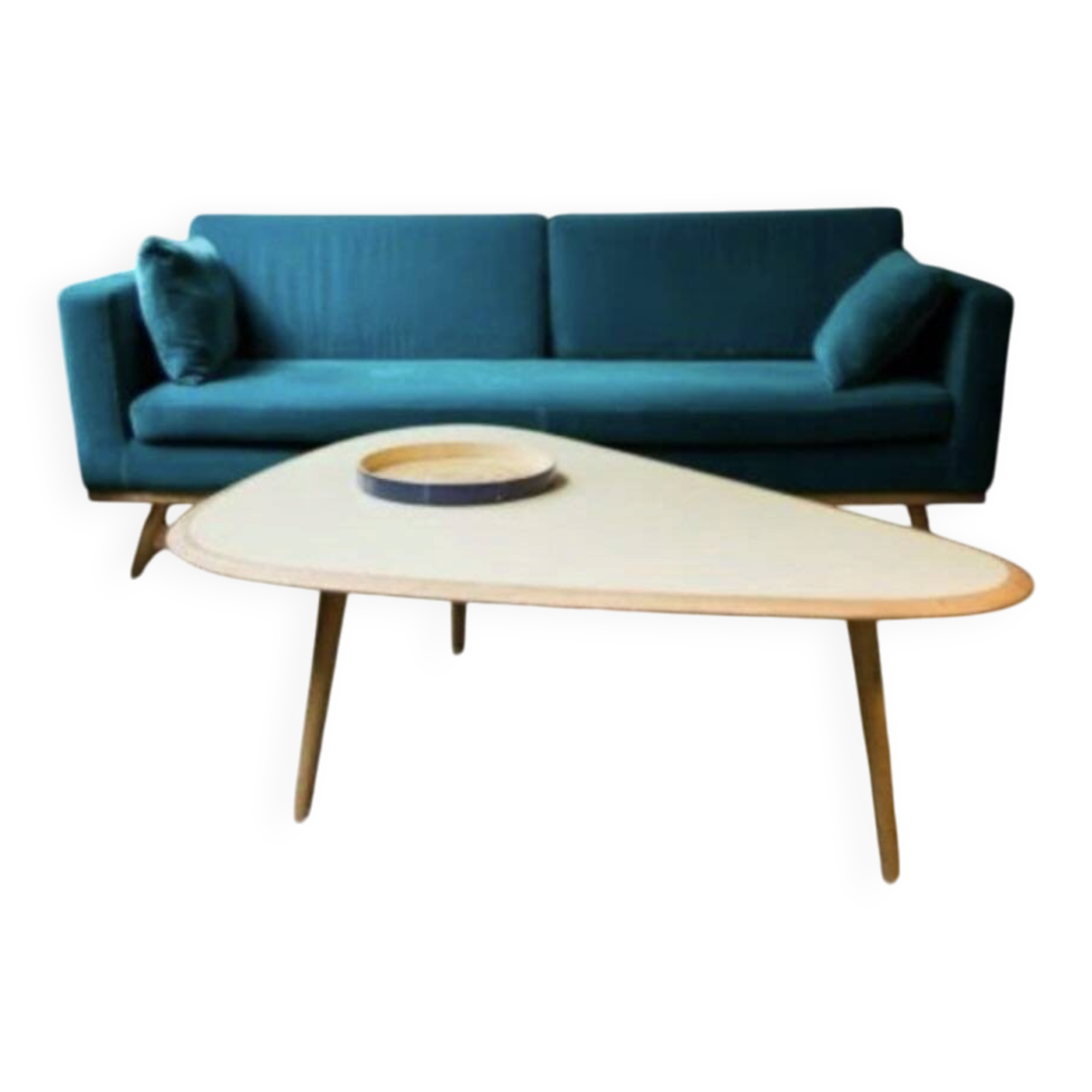 Table basse RED Edition Blanche Taille L - modèle 50's