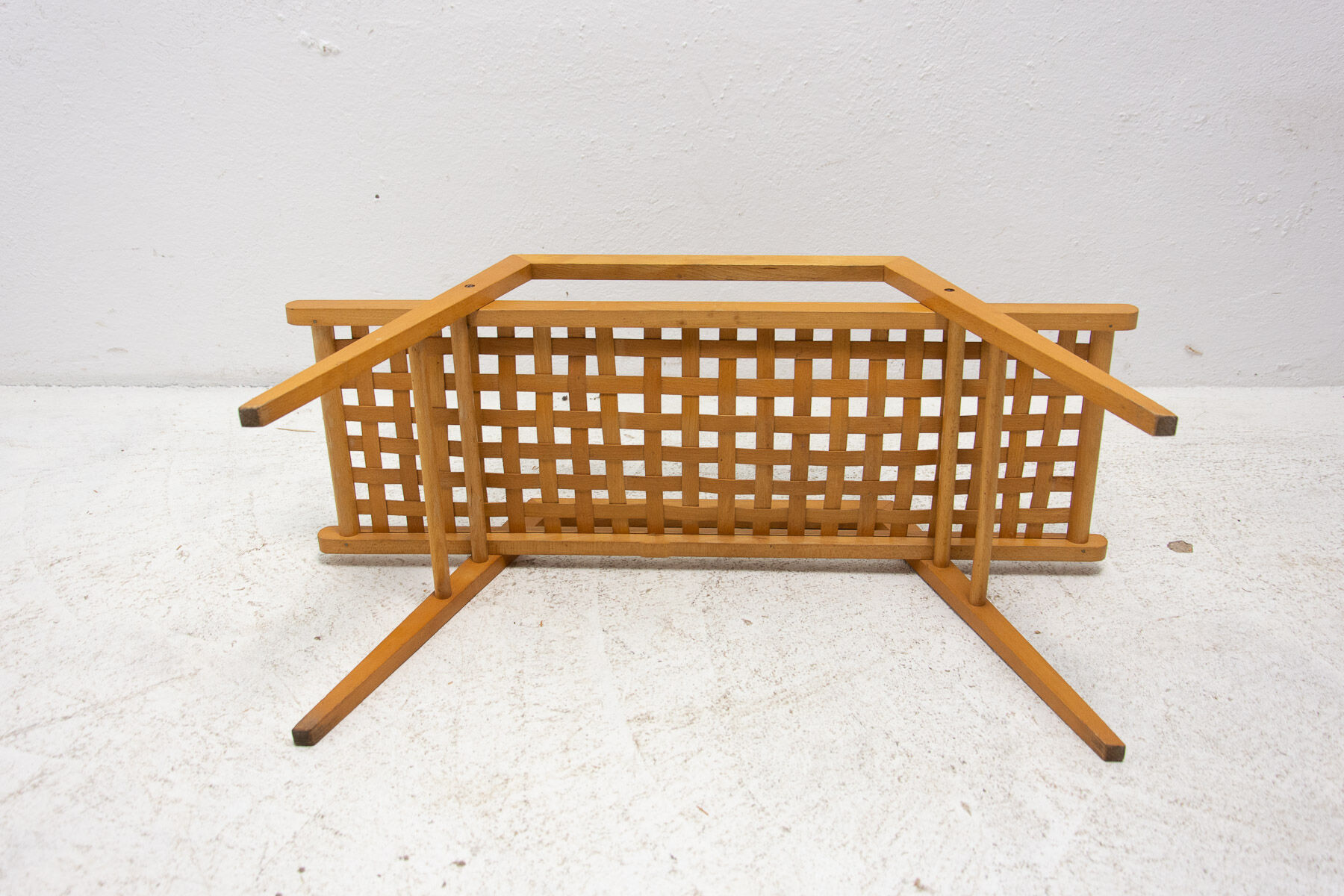 Mid century plant stand or side table, Czechoslovakia