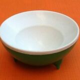 Lot of 3 vintage coquetiers shape "saucer" 60s