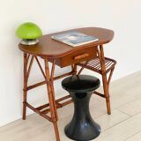 Vintage rattan desk