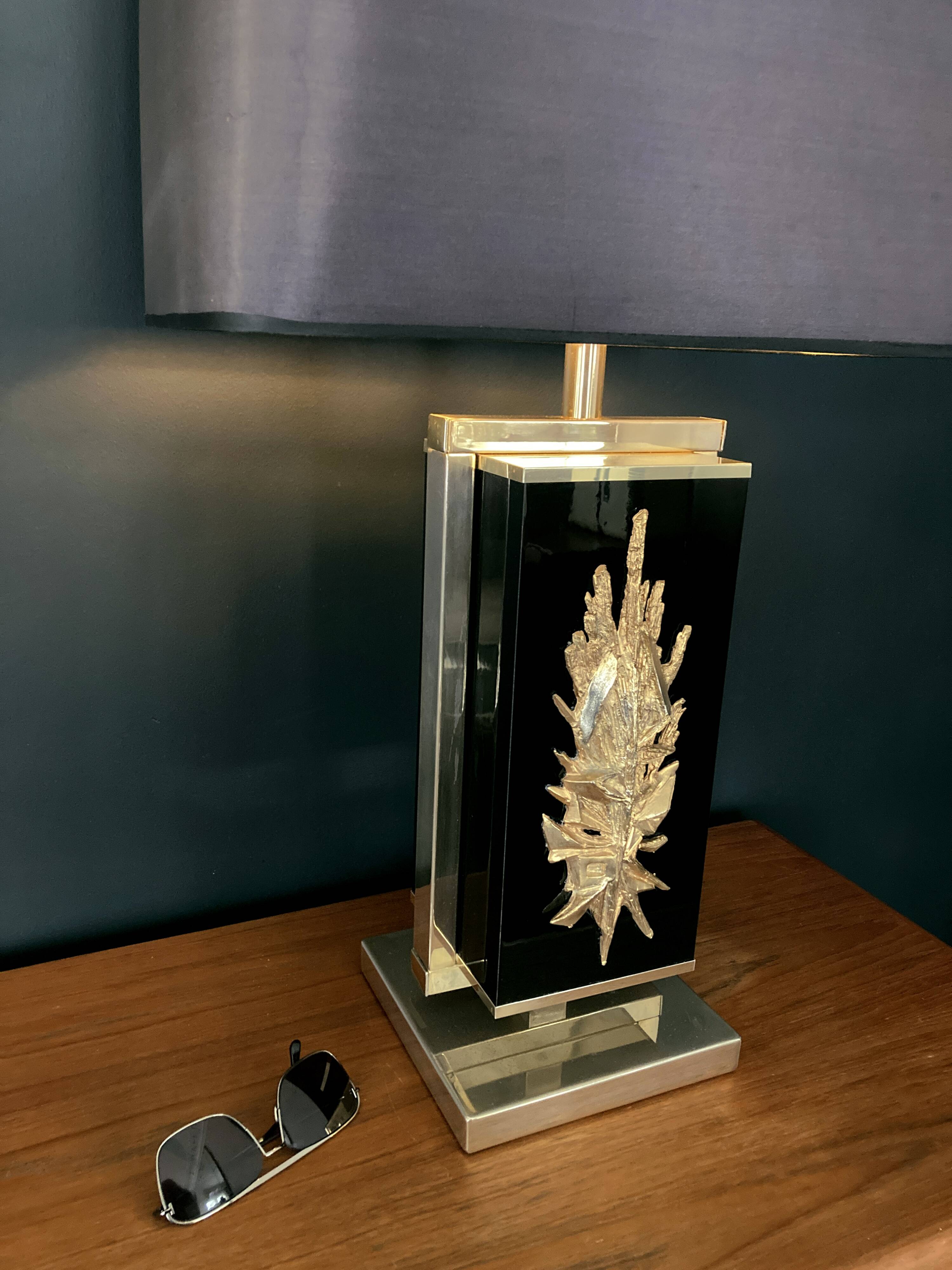 Philippe Cheverny - Large vintage table lamp. 1970