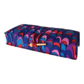 Boîte à couture en tissu années 70