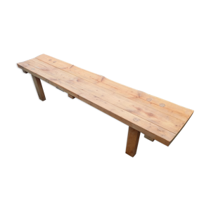 banc en hêtre massif