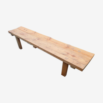 Bench in solid beech