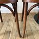 Set of 5 baumann bistro chairs in bent wood stamped xxth
