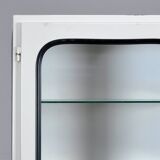 Armoire à pharmacie vintage en fer et verre, années 1970