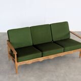 brutalist sofa | couch | 1960s | oak | Danish