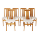 Ensemble de 6 chaises de salle à manger Farstrup en teck, chaises danoises des années 1960.
