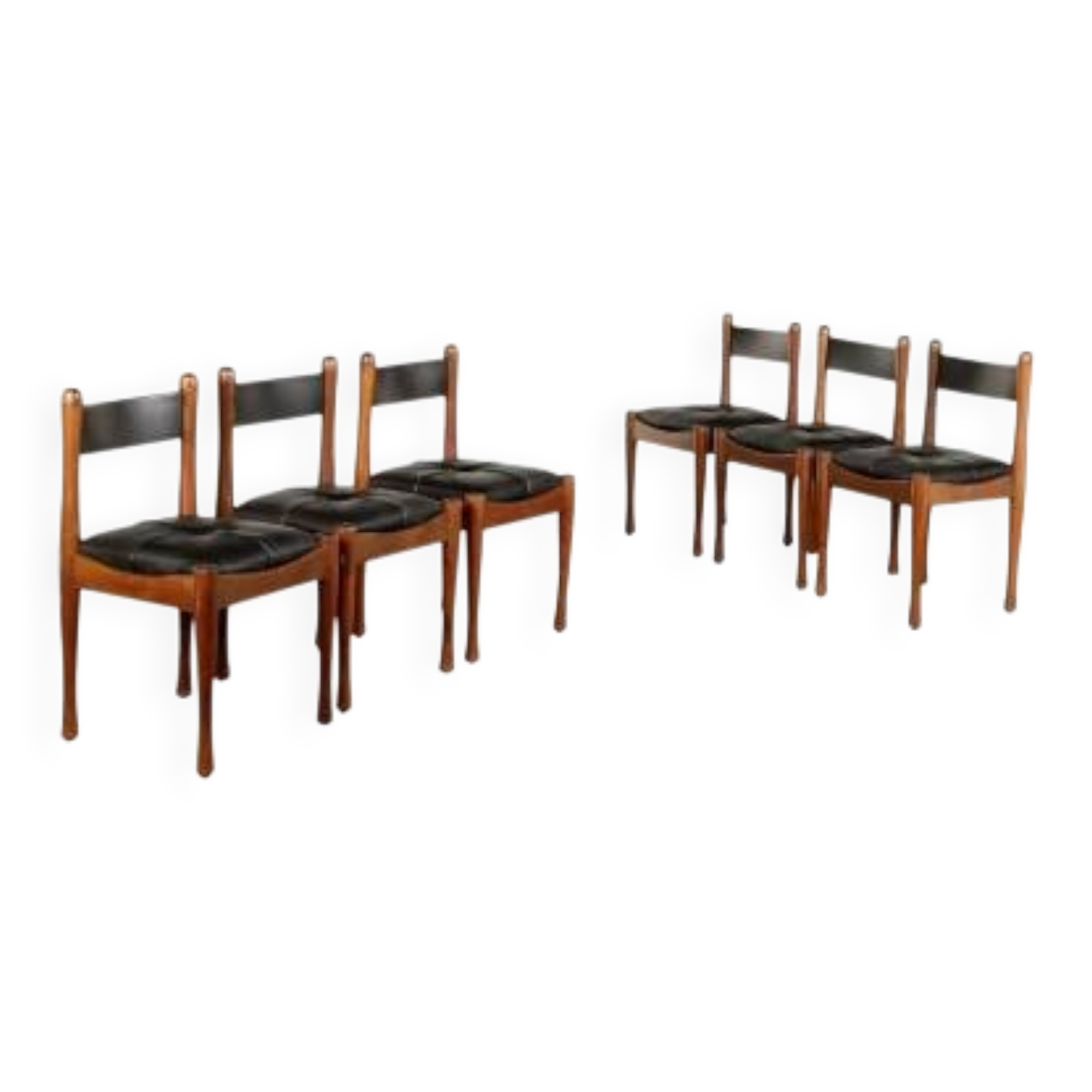 Chairs by Silvio Coppola for Bernini - 1960s-70s
