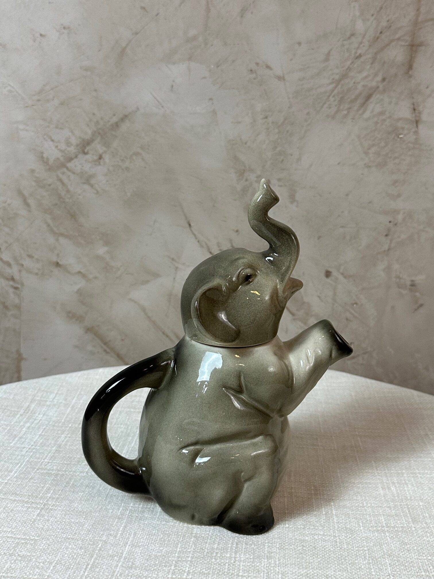 Porcelain elephant teapot