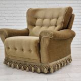 Fauteuil vintage danoise avec rembourrage années 1970
