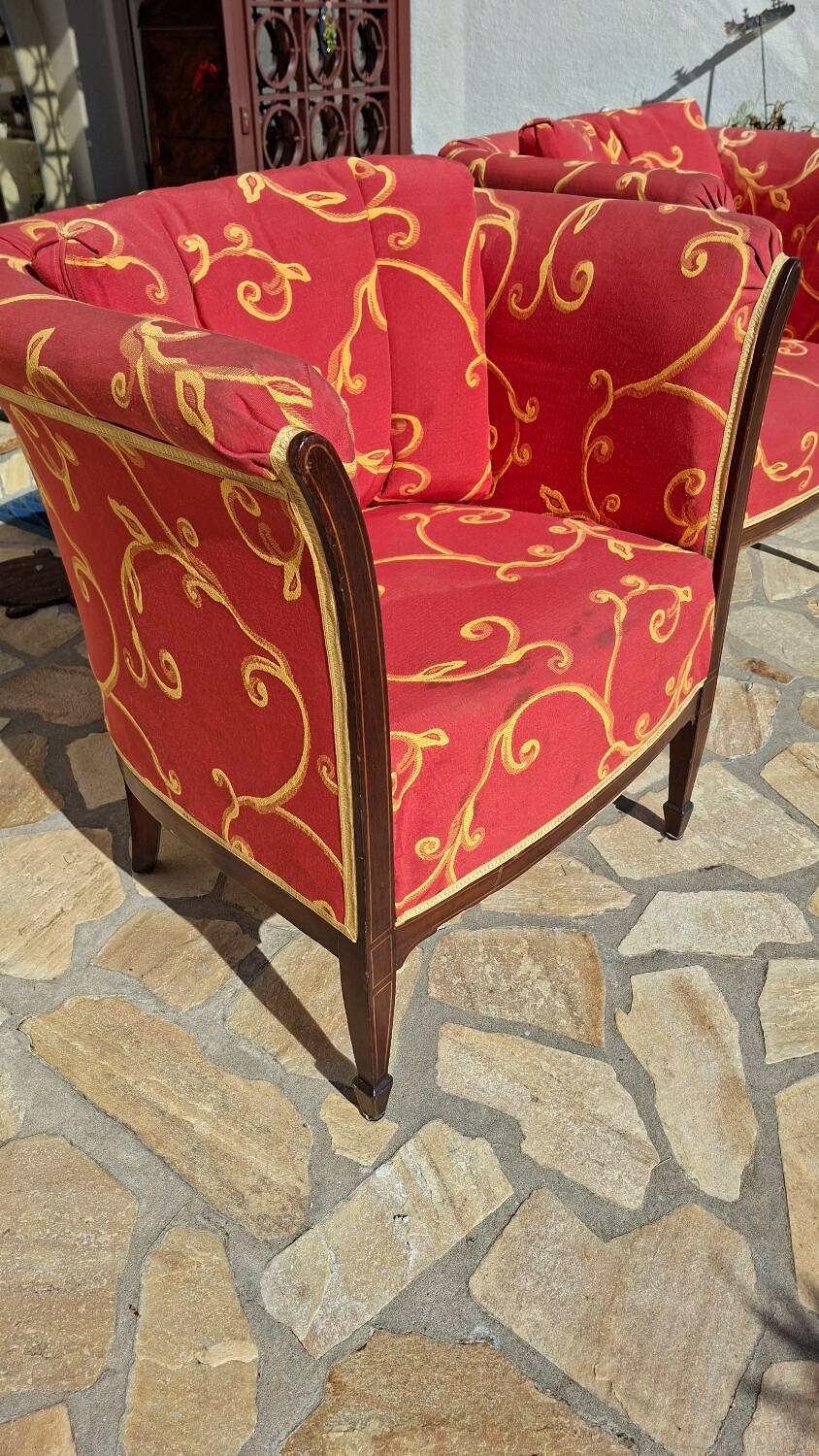 Paire de fauteuils de style Art déco