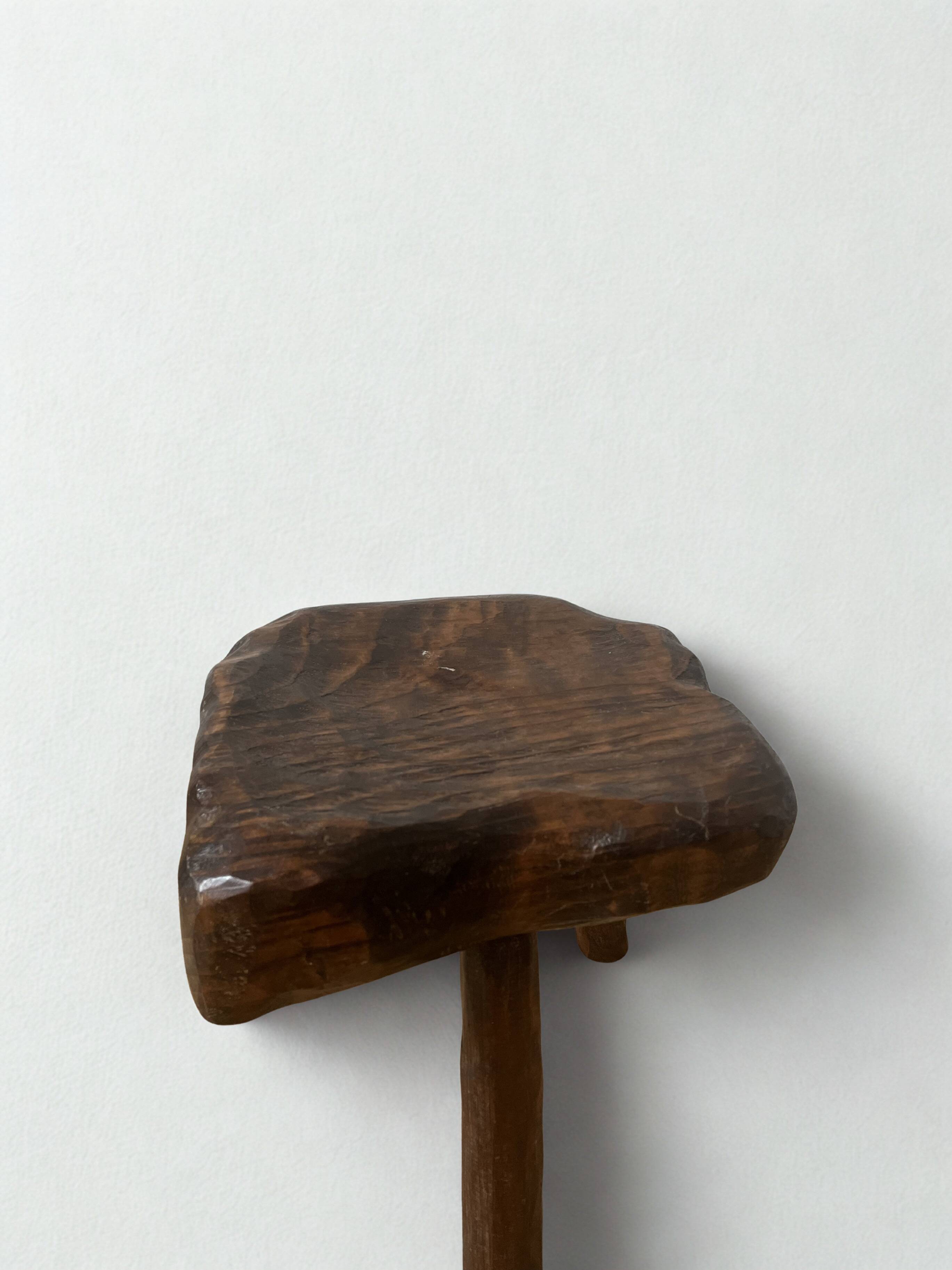 Brutalist tripod stool