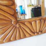 Solid wood mirror 1960