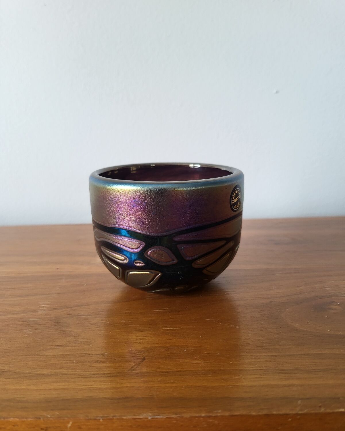 Empty Glass Ashtray Phoenician Malta 1980s