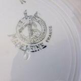 6 dessert plates from Moulin des Loups and Hamage, Madeleine model