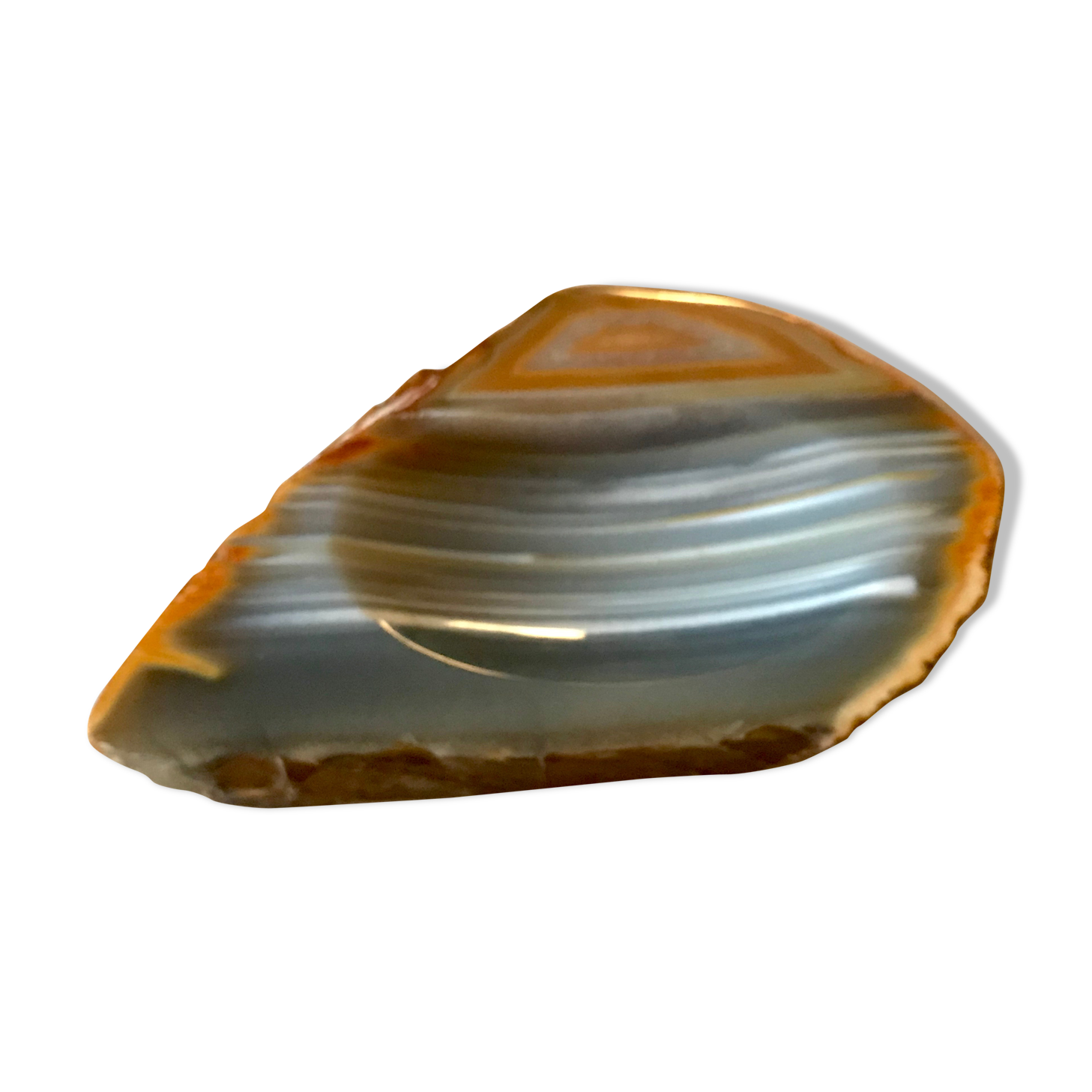 Ashtray in agate