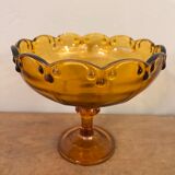 Pop up Christmas 2022 - Amber glass compotier