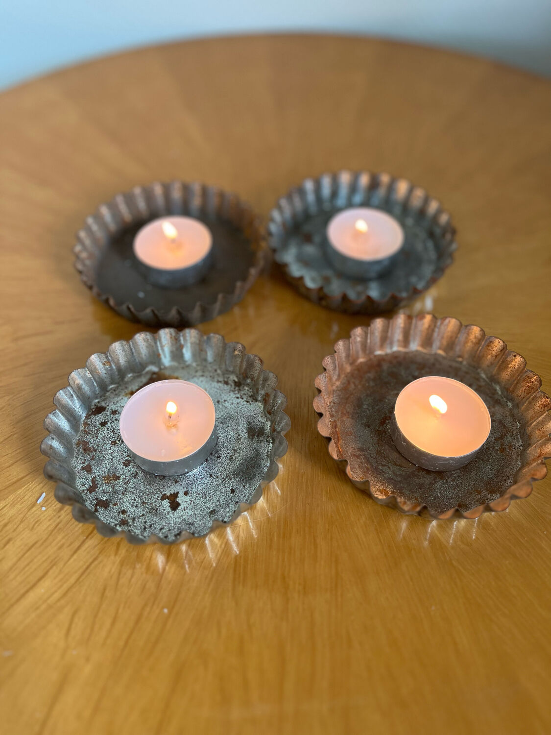 Lot of old tart molds