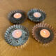 Lot of old tart molds
