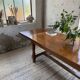 Table repas style drapière noyer 2m5/3m5 1900