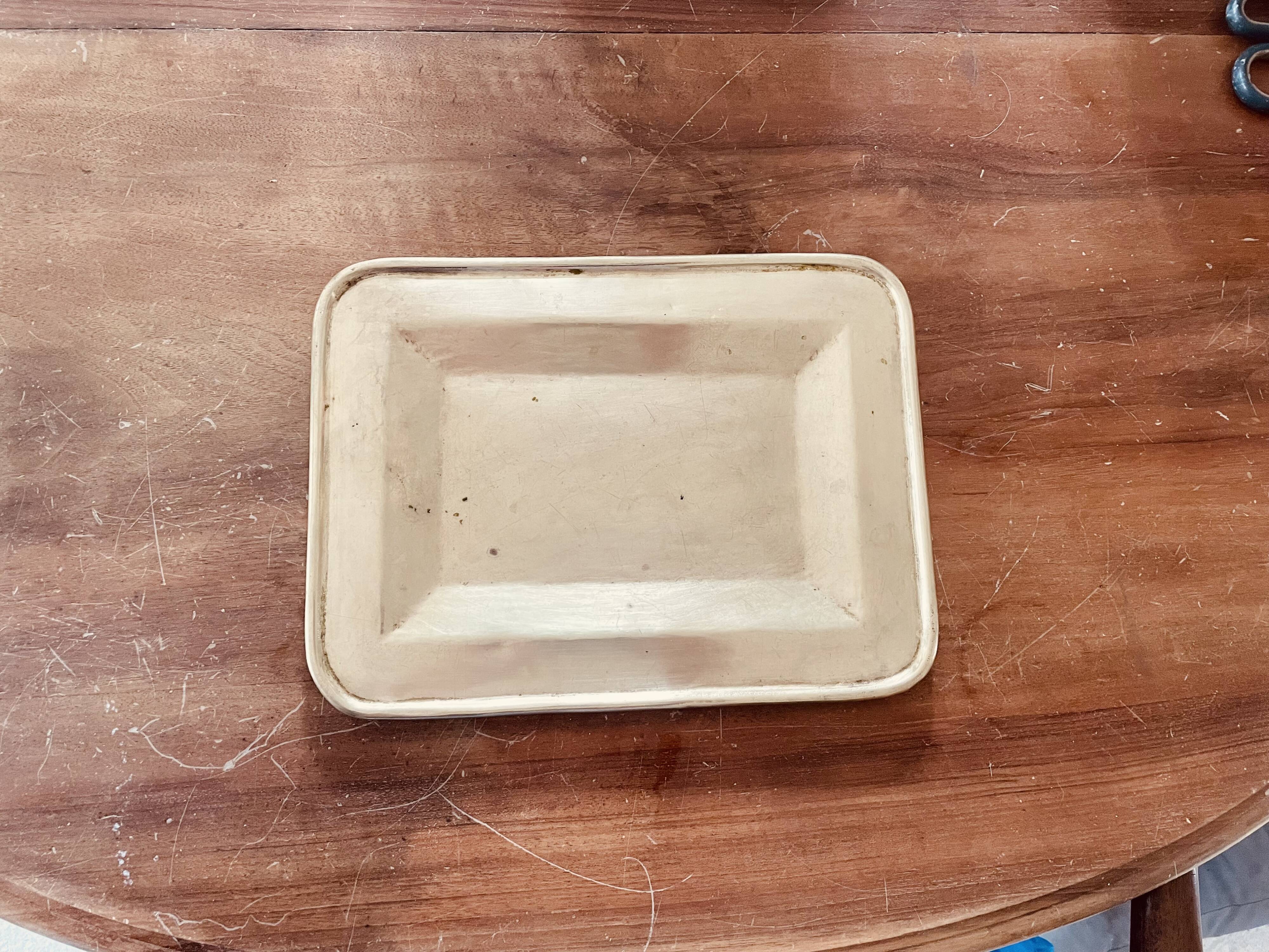 Solid brass tray