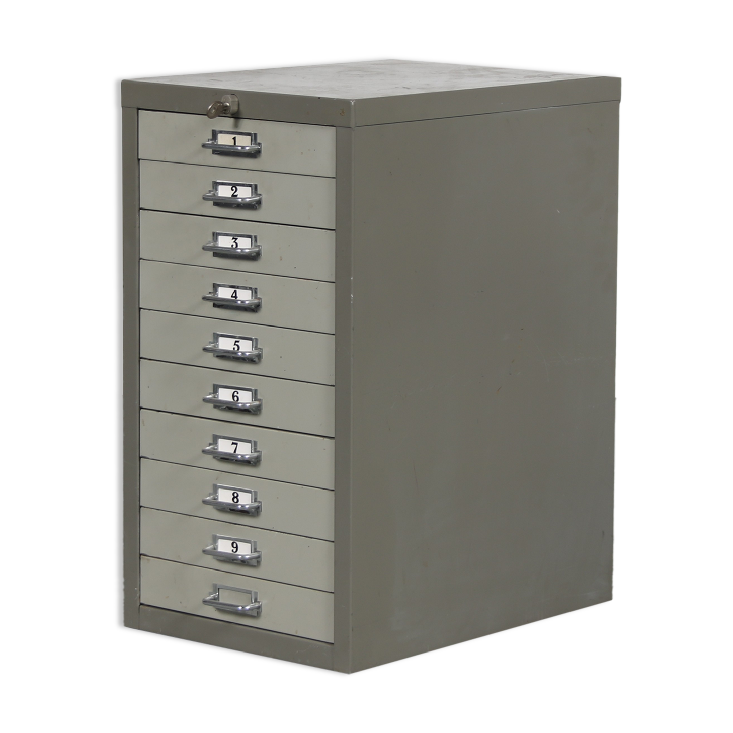 1960s Industrial drawer cabinet from the Netherlands