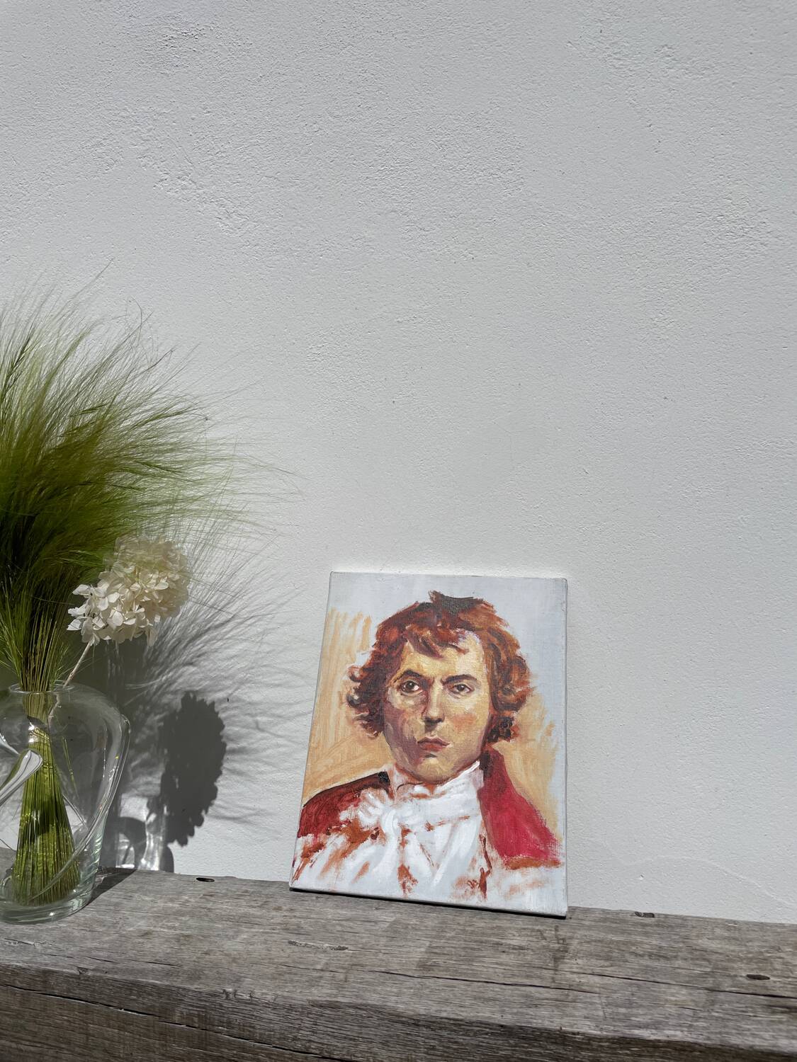 Portrait à l’huile d’un homme tableau