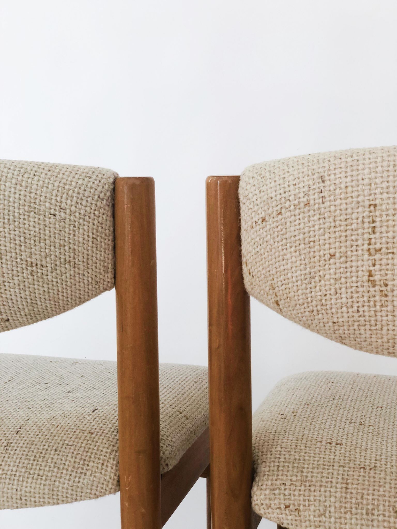 Paire chaises scandinaves en teck