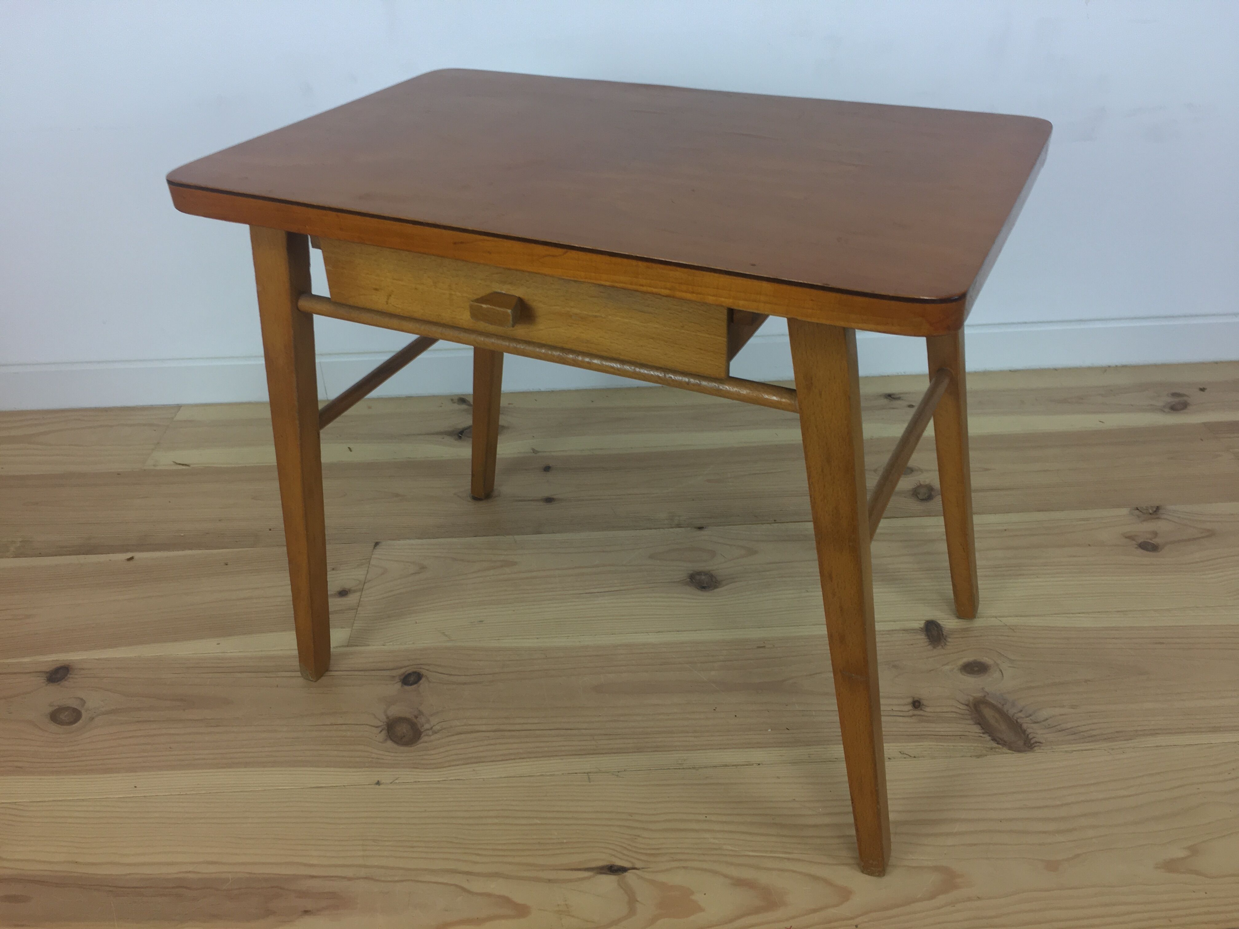 Baumann Children's desk 1950s, wooden