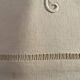 Drap ancien brodé.J F