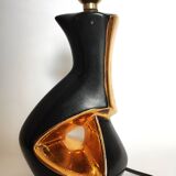 Lampe céramique or