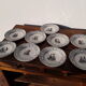 9 creil and Montereau dance themed plates