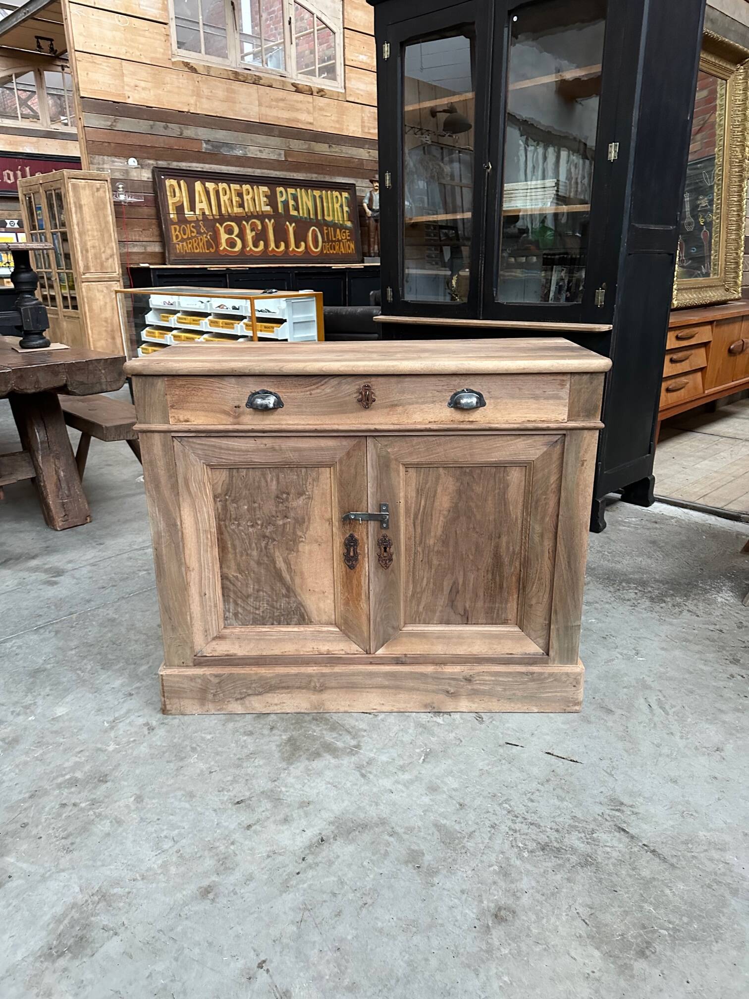 Walnut sideboard Late 19th century