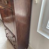 Empire mahogany veneer secretary