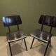 3 chaises Galvanitas S16 Black