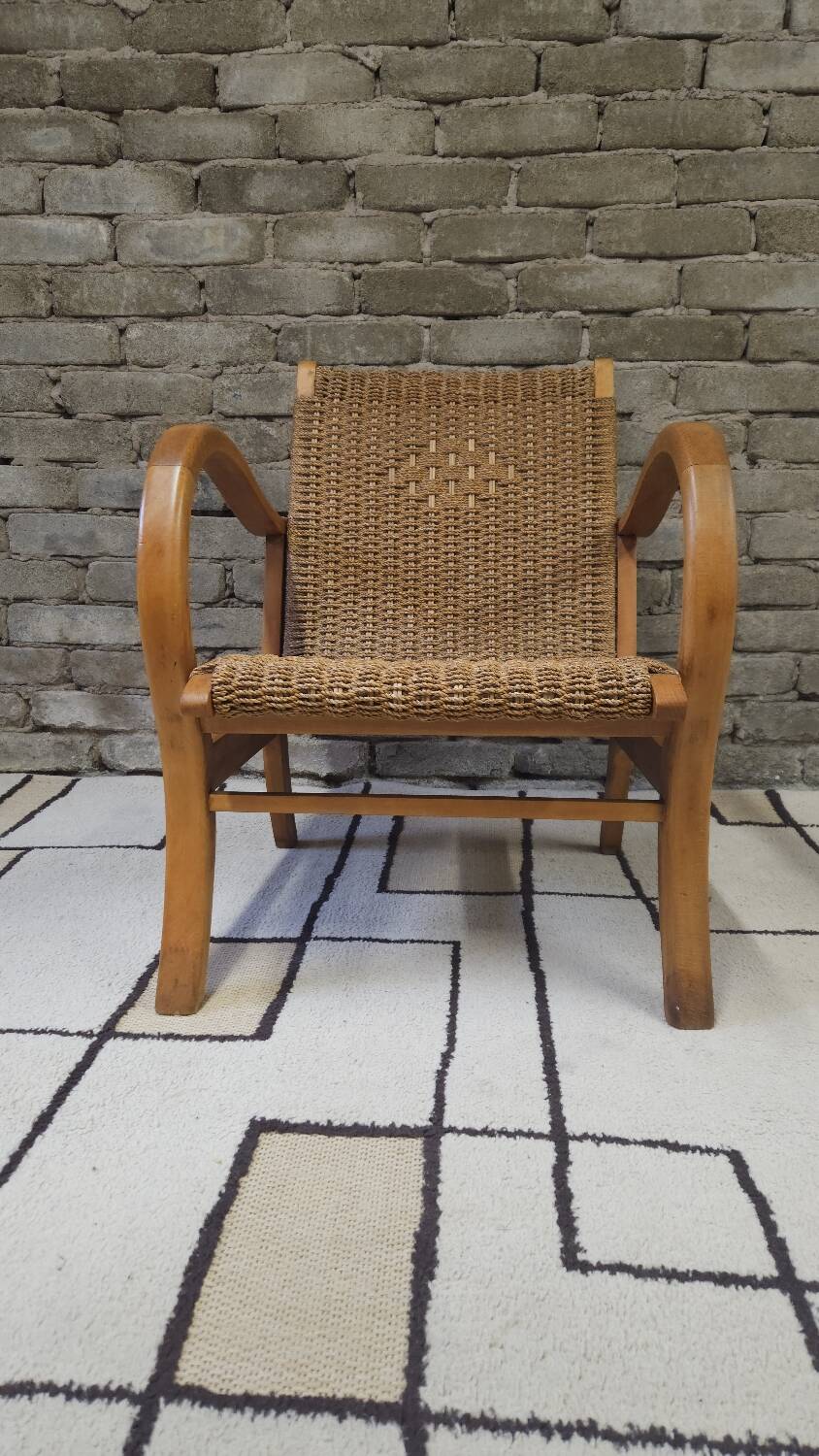 Erich Diekmann rope armchair 1960