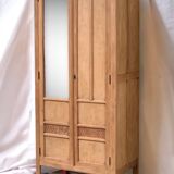 Parisian art deco cabinet 1930 raw wood
