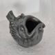 Just Andersen, fish vase in pewter, Denmark, 1930s