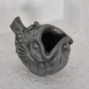 Just Andersen, fish vase in pewter, Denmark, 1930s