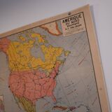 Map vidal-lablache North America