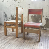 Two kindergarten chairs