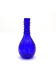 Vase Empoli Verre Bullé Bleu Cobalt Mid-Century