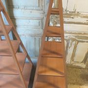 Pyramid shelves "Jodhpur" in Rubberwood