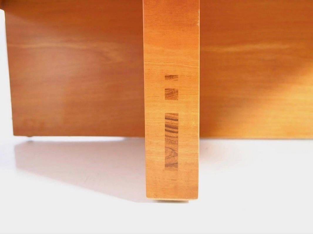Walnut marquetry coffee table by Jaume Tresserra