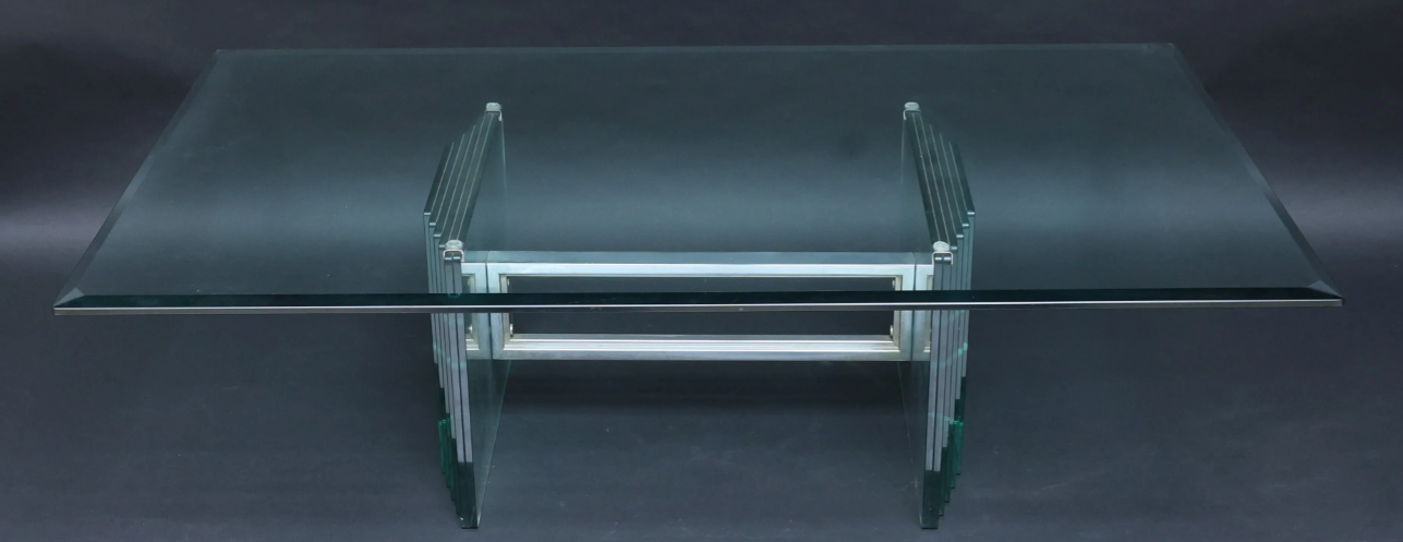 Gallotti & radice - glass coffee table