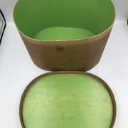 Vintage vintage wooden hat box 1850