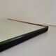 Minimalist rectangular wall mirror with a brass frame, 1960s, Germany