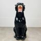 Black panther in ceramic floor 76 cm