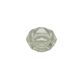 Salt cellar, Art Deco, transparent glass, Ząbkowice, Poland, 1930s.